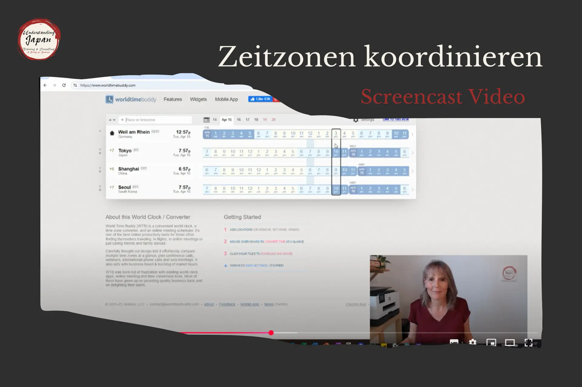 Zeitzonen koordinieren mit World Time Buddy