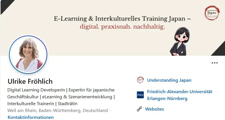 Ulrike Fröhlich Japan Business Trainer, Coach, Consultant on Linkedin