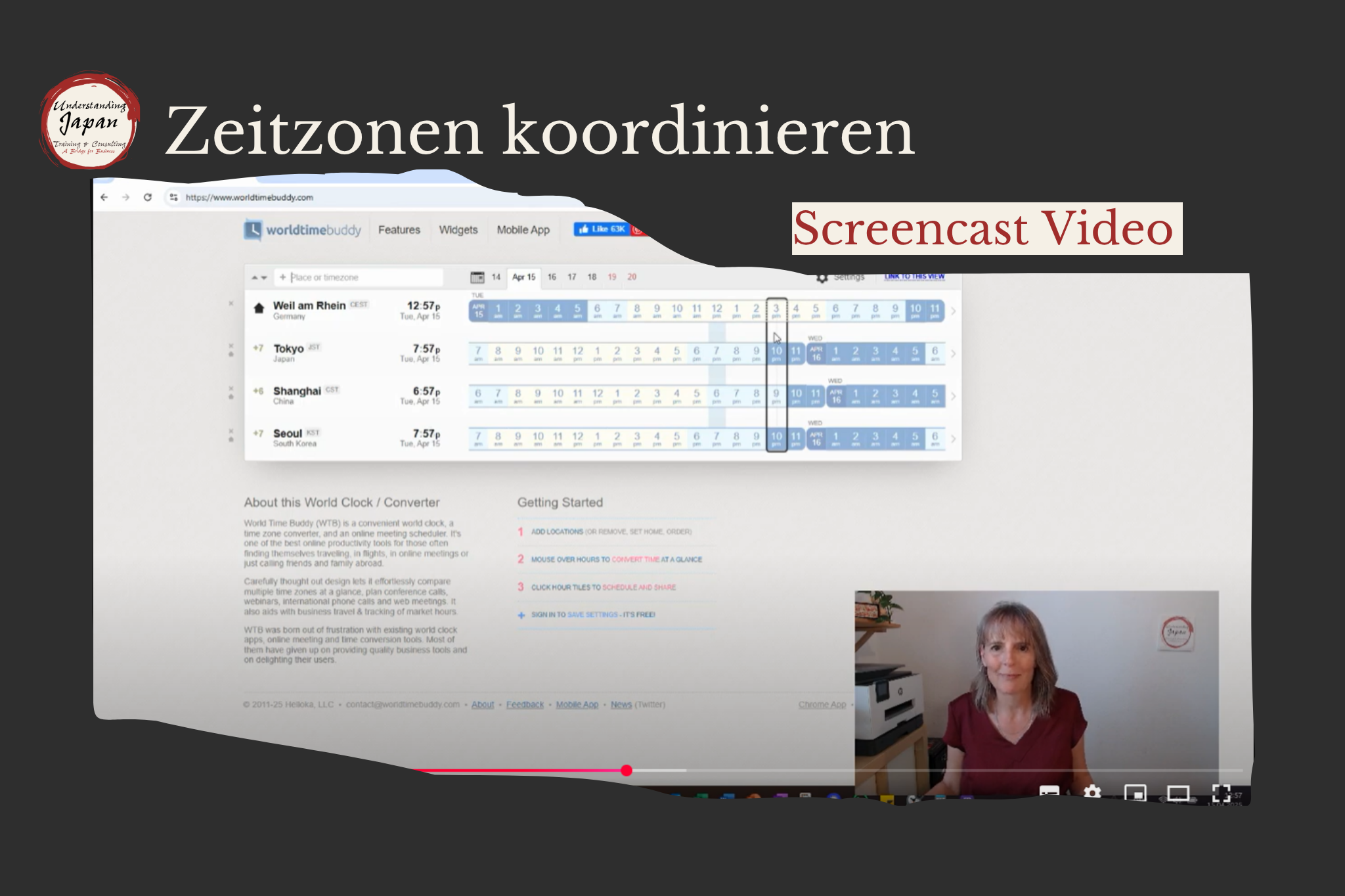 Zeitzonen koordinieren mit World Time Buddy