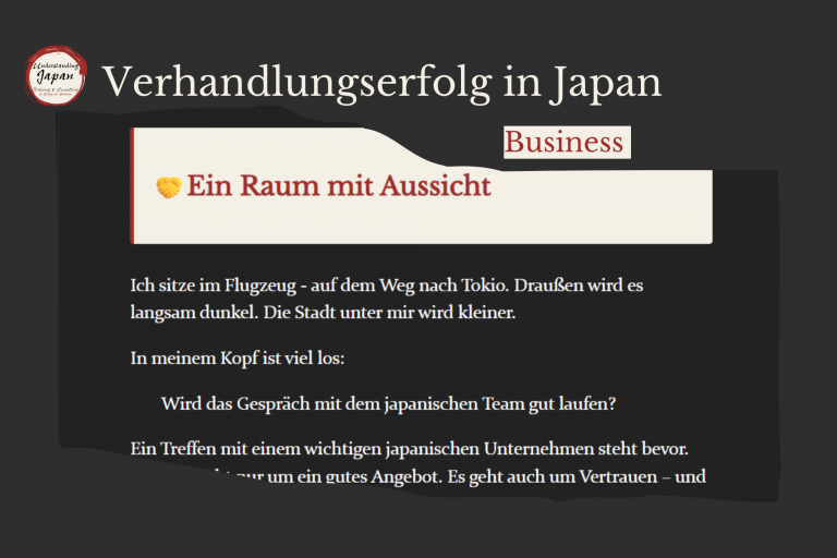 Verhandlungserfolg in Japan – Eine interaktive Geschichte