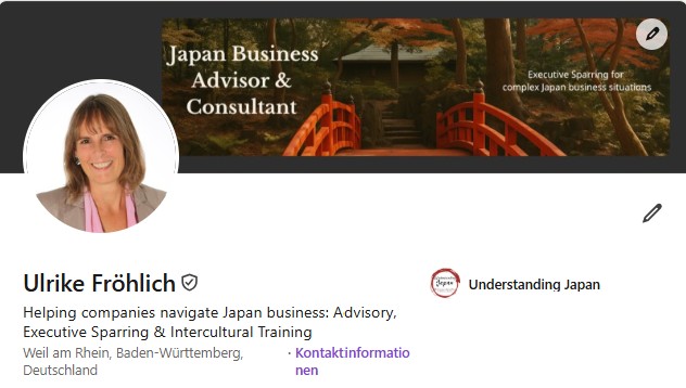 Japan Consultant Ulrike Fröhlich Japan Advisor